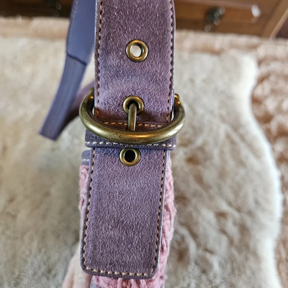 RARE Authentic Vintage Coach Signature Bag - Picture 11 of 13